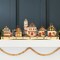 Best Choice Products Pre-Lit Wooden Christmas Village, Plug-In/Battery-Powered Winter Mantel Decor w/ 20 LED Lights